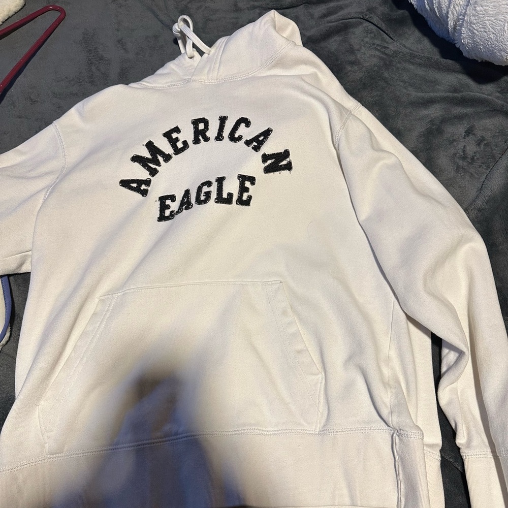 American Eagle White Hoodie